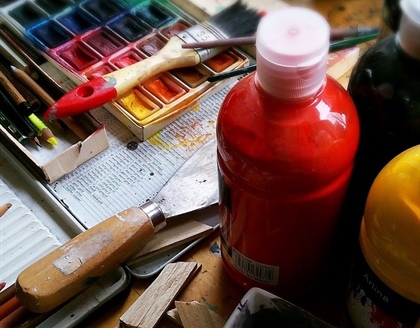 Slikarska delavnica z Jožetom Kremžarjem